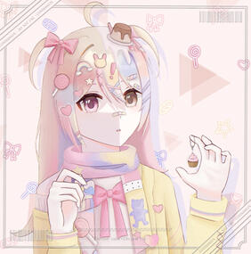 Bust + simple bg